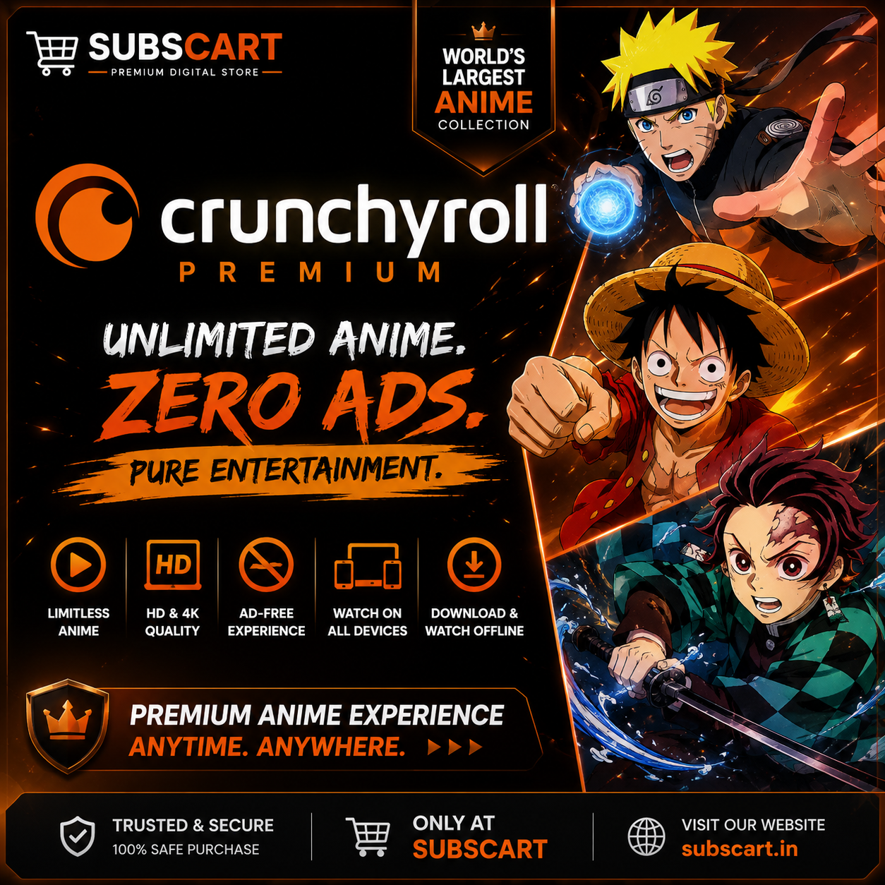 CRUNCHYROLL PREMIUM 